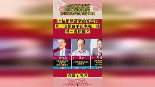 富豪家庭背景描述,揭秘我国顶级富豪家族的传奇故事